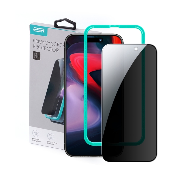 ESR Tempered-Glass Privacy Screen Protector for iPhone 15 Pro Max - 1 Pack