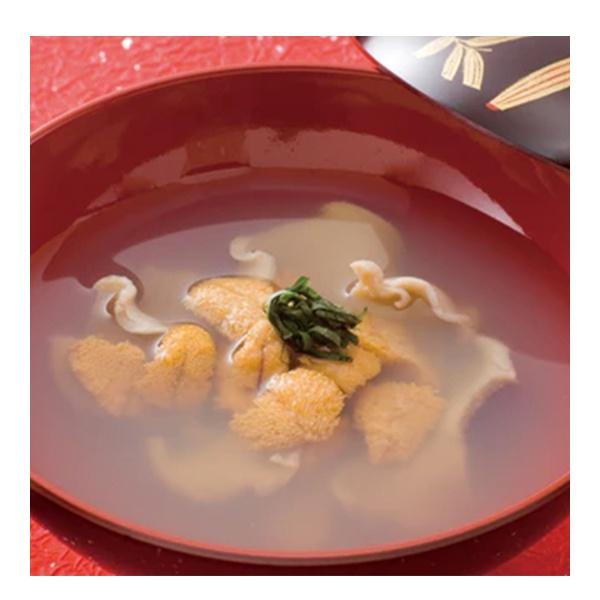 Canned abalone and sea urchin soup いちごboil 缶诘