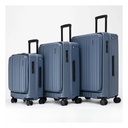 BERMAS Front Opening Expandable Suitcase/ Luggage