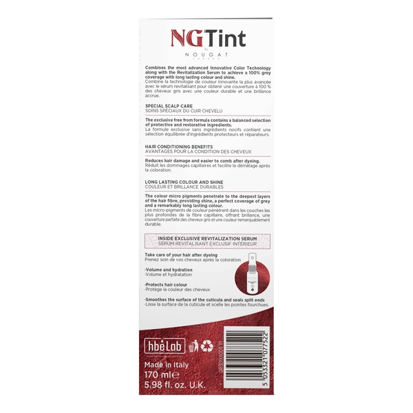 NGTint - Botanical Hair Dye (170ml) Natural Brightening 1.0