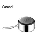 Cookcell - Korean Honeycomb Stainless Steel Non-stick Milk Pot (18cm Double Sided)