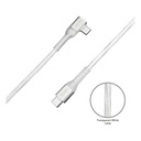 inno3C i-60CB-12 Transparent Type-C to Type-C 60W L-shape Cable 1.2M