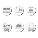 inno3C i-100CA-20 Transparent Type-C to Type-C 100W Cable