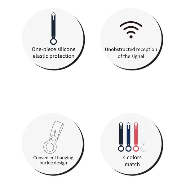 inno3C i-AT4C AirTag Silicone Protective Case Set