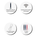 inno3C i-AT4C AirTag Silicone Protective Case Set