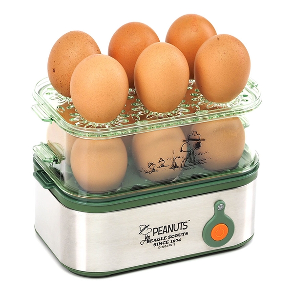 PEANUTS Authorized 1.6L Mini Steamer (12 Eggs)