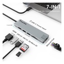 Wavlink USB C 12-in-1 Hub Triple Monitor/Laptop Docking Station UMD302