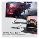 Wavlink USB C 12-in-1 Hub Triple Monitor/Laptop Docking Station UMD302