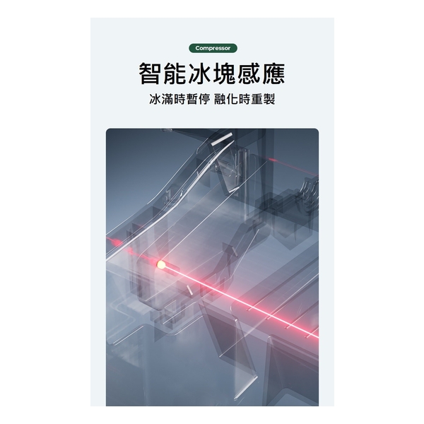 Petrus IC08 Ice Maker - White