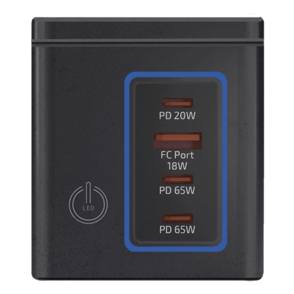 inno3C i-105WS 105W Qi2 + GaN 6-in-1 Wireless Fast Charging Dock