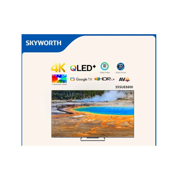 SKYWORTH - 55”4K QLED+ Smart TV 55SUE8800