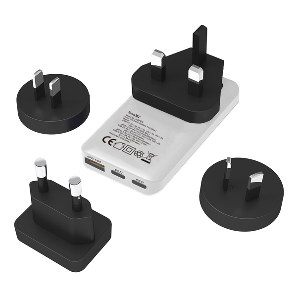 inno3C Ultra Slim 67W 3-Ports GaN Travel Fast Charger i-67ET