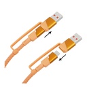 inno3C i-100C2-12 4 in 1 100W Type-C Data Transfer Charging Cable 120cm