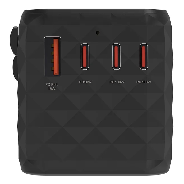 inno3C i-FT120 GaN 120W 4-Ports AC Socket Universal Travel Adaptor + inno3C i-5CS-12  5 in 1 Cable 1.2M + Honor Band 9