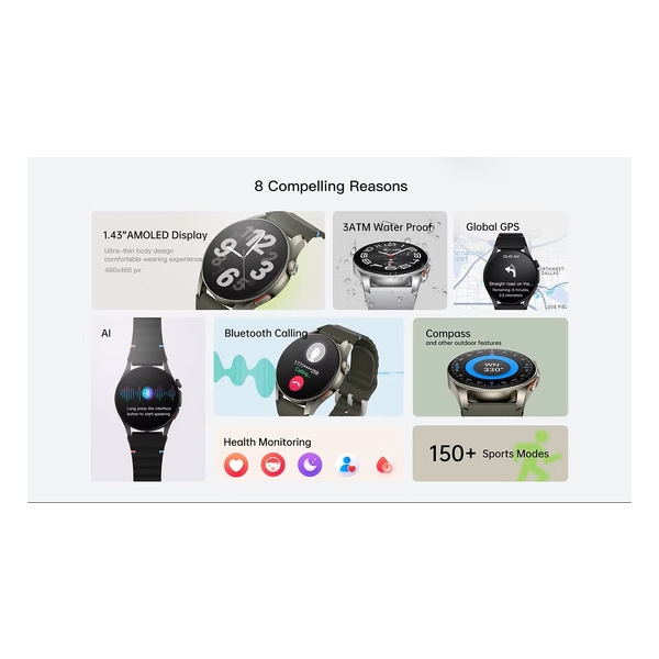 Aurafit Trek 2 G12 GPS 智能AI手錶 (旗艦款)