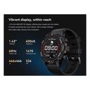 Aurafit Trek 1 G6 GPS 智能戶外全能手錶 (黑色)
