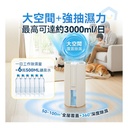 日本Yohome 轉輪式Dual-Dry專利四季控濕暖風乾衣4L大空間抽濕機默認規格HL200