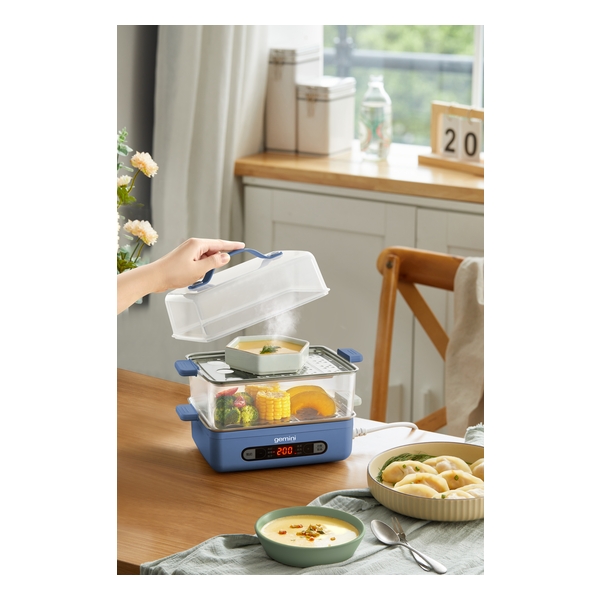 Gemini 迷你電子多功能雙層電蒸籠 GFS2DB-V3