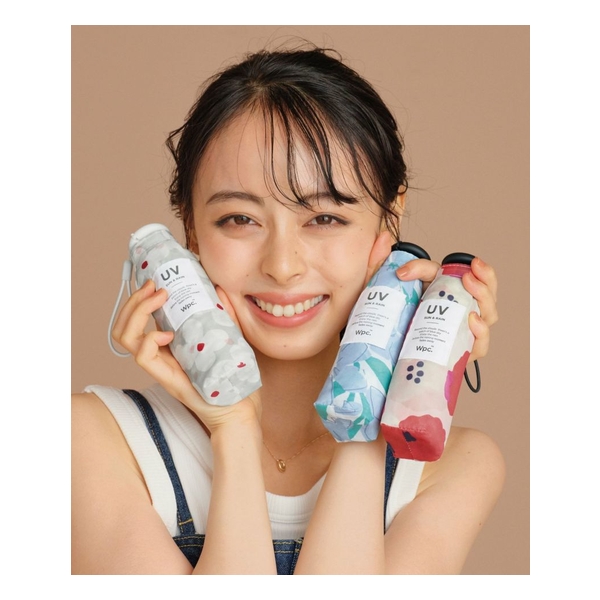 WPC HEART & BORDER mini UMBRELLA CATS PU 50CM WPP085