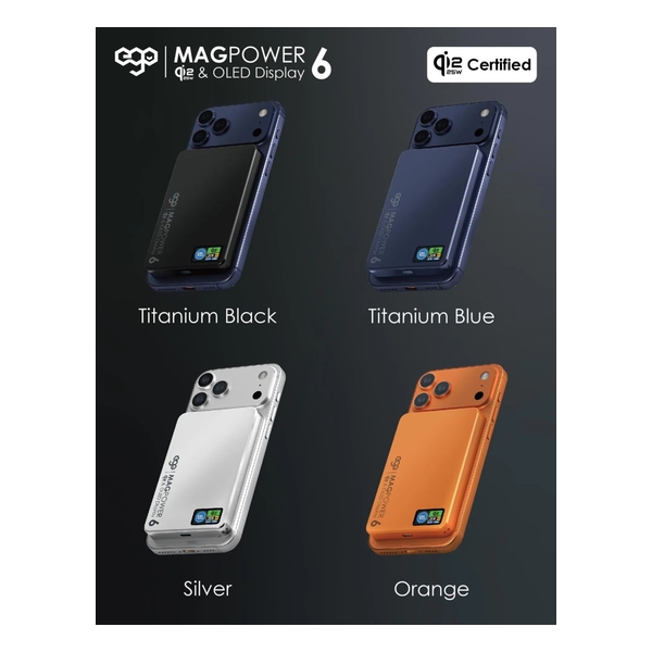 EGO MagPower 6 @QI2.2 10000mAh POWERBANK (M17AIR)