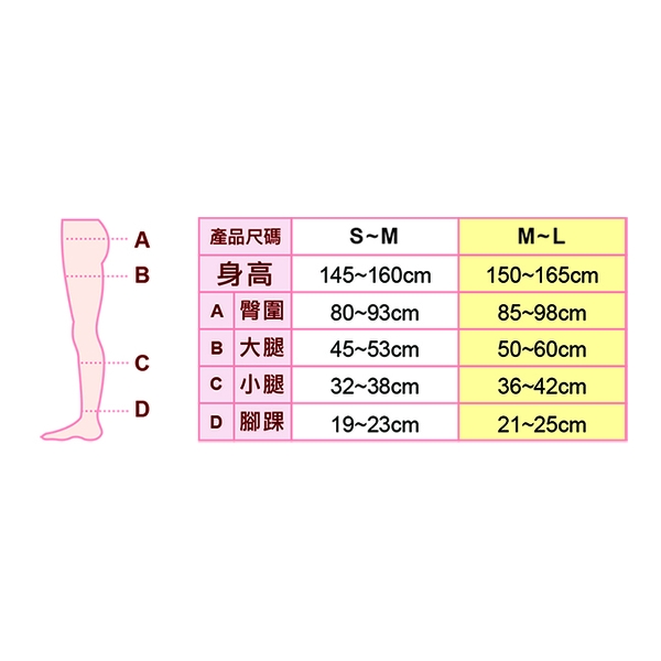 Slimwalk 美腿燃脂運動壓力襪 (黑色) PH750/PH751