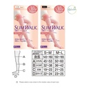 Slimwalk 日本保濕壓力襪 (睡眠型, 長筒, 露趾,粉紅色) PH795/PH796