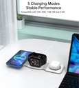 Choetech 3 in 1 Foldable Magnetic Wireless Charger  