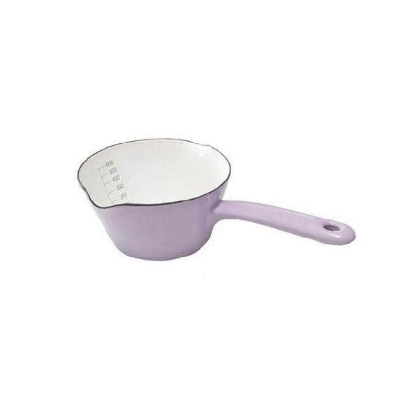 Fuji - enamel lavender enamel milk pot