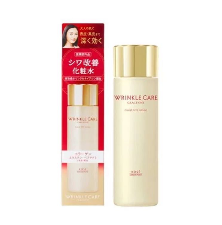 KOSE - Grace One Wrinkle Care moist lift lotion 180ml (Parallel Import)