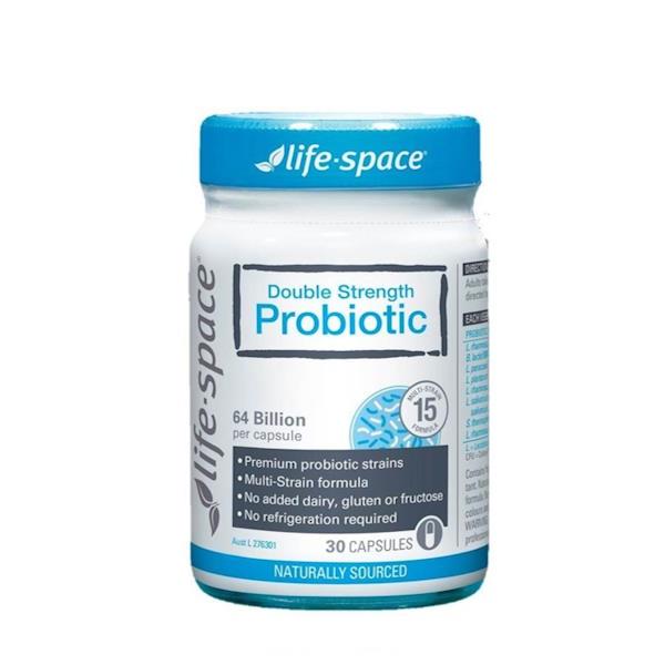 Life Space - Double strength Probiotic 30 Hard Capsules (Parallel Import)