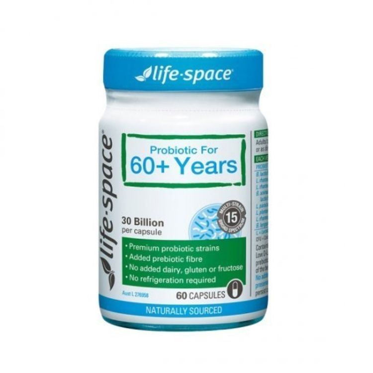 Life Space - Probiotic for 60+ Years 60 Capsules (Parallel Import)