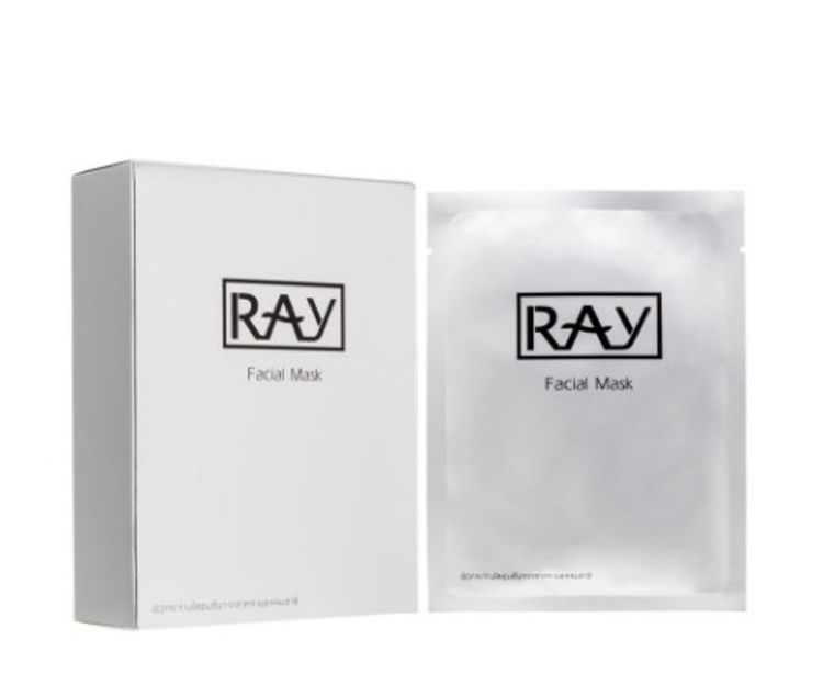 RAY - Facial Mask 10pieces - Sliver (Parallel Import)