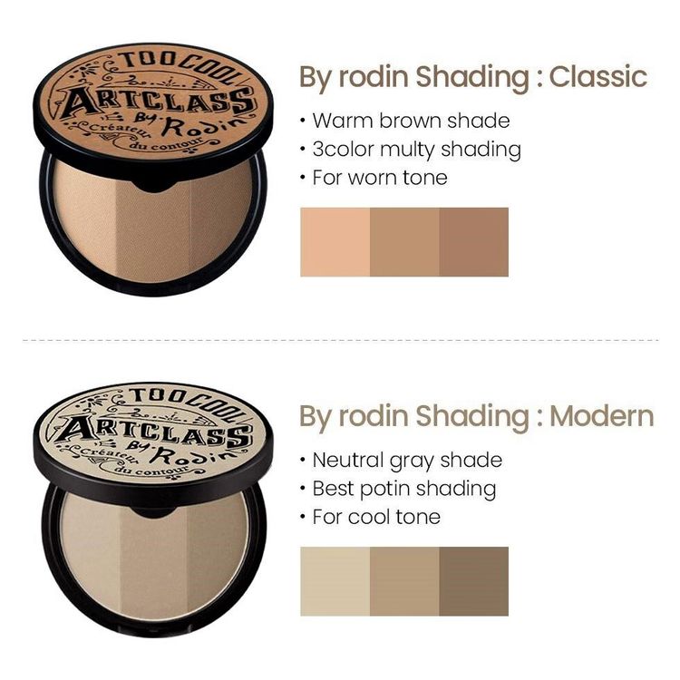 TOO COOL FOR SCHOOL - ARTCLASS BY RODIN SHADING MASTER Shading & Brush Kit 9.5g - Classic (Parallel Import)