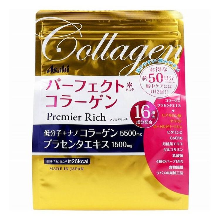 朝日 Asahi - 金色加強版Premier Rich A膠原蛋白粉 約50天份378g (平行進口)