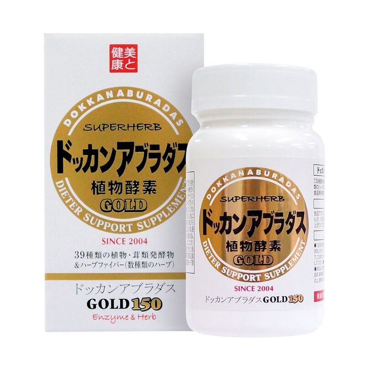 DOKKAN - ABURA GOLD Nighttime Plant Enzyme 150 Capsules Gold Edition (Parallel Import)