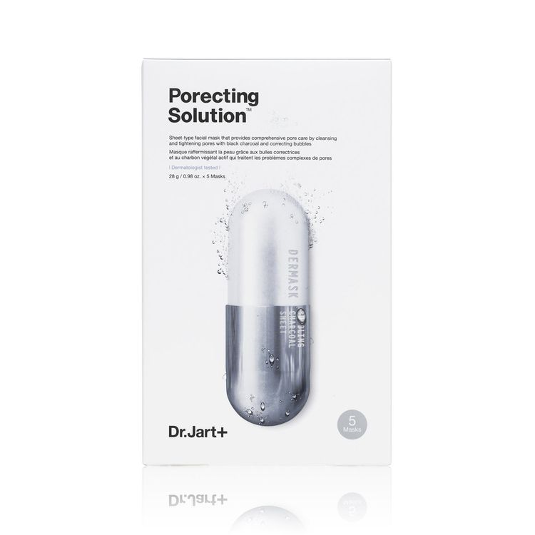 Dr Jart+ - Black Charcoal Bubble Cleansing Mask (Silver Pill - Pore Cleansing) - 5pcs/box (Parallel Import)