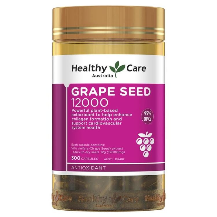 Healthy Care - Grape Seed Extract 12000mg (300 capsules) (Parallel Import)