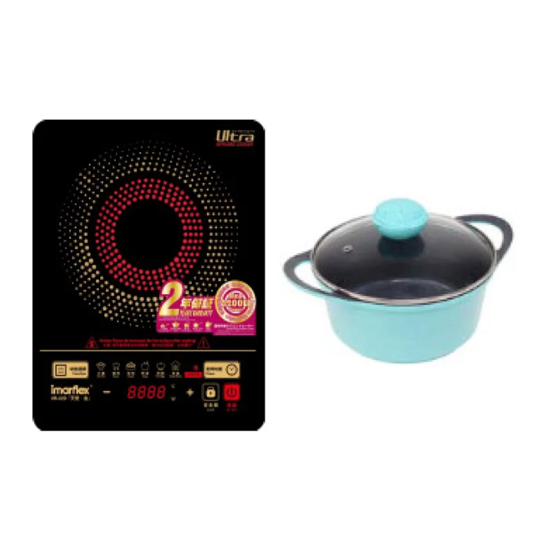 imarflex - (2200W) Free-standing Cermaic Hob (28cm) IIR-22D