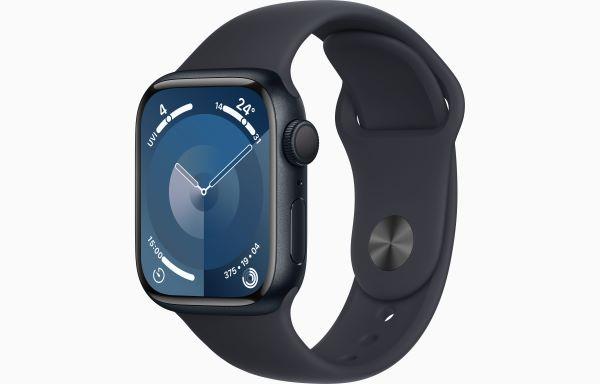 Apple Watch Series 9 GPS 45mm Midnight Aluminium Case with Midnight Sport Band 