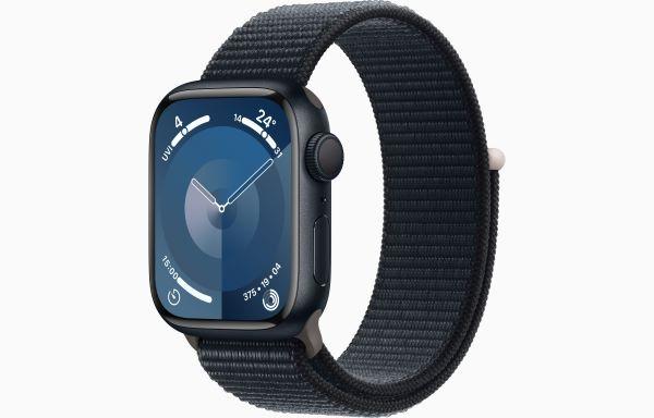 Apple Watch Series 9 GPS 45mm Midnight Aluminium Case with Midnight Sport Loop