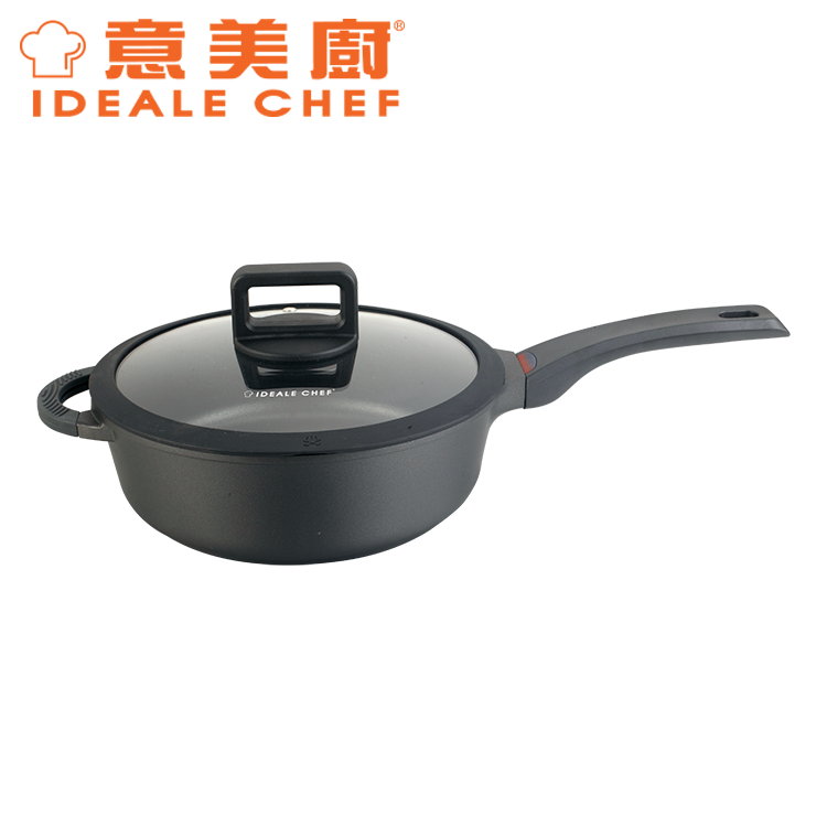 IDEALE CHEF DIE-CAST BK NON-STICK 26X9CM DEEP FRYPAN (THERMO RANGE) IC17028T