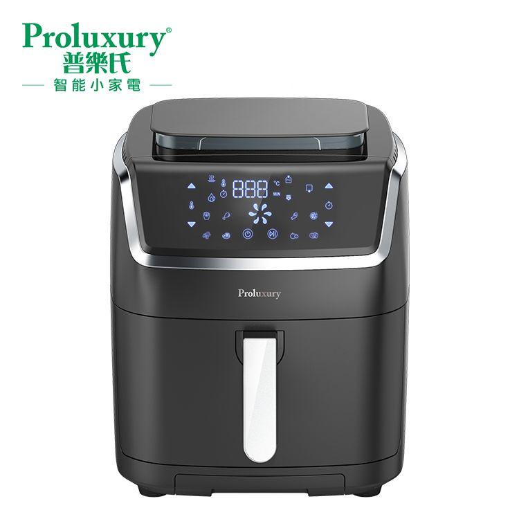 PROLUXURY 2-IN-1 STEAM OVEN AND AIR FRYER ( 7L, BLACK)