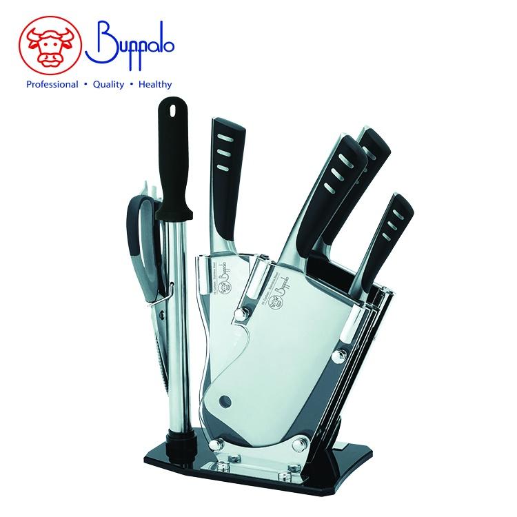 BUFFALO 7pcs set Chopping Knife with Stand 596048