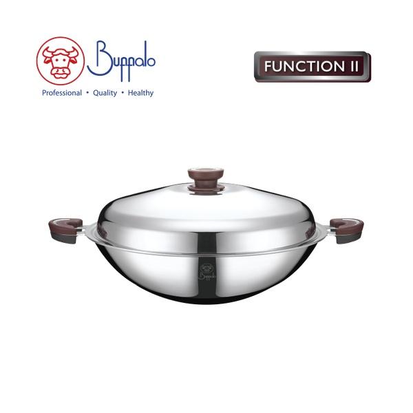 牛頭牌FUNCTION II 40CM中式五層鑊連不銹鋼蓋 570240A