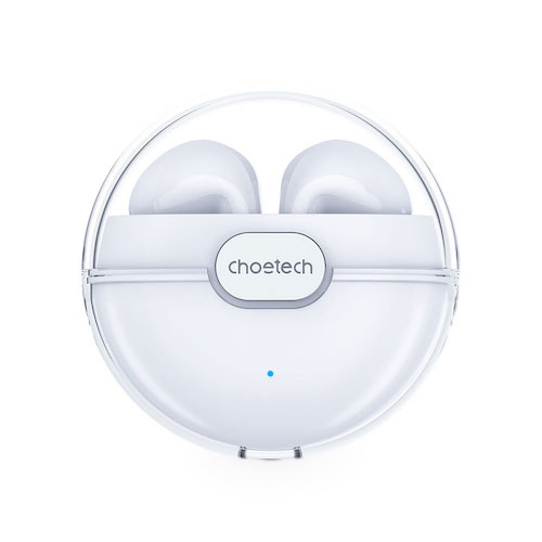 Choetech BH-T08 TRANSLUCENT True Wireless Earbuds (White)