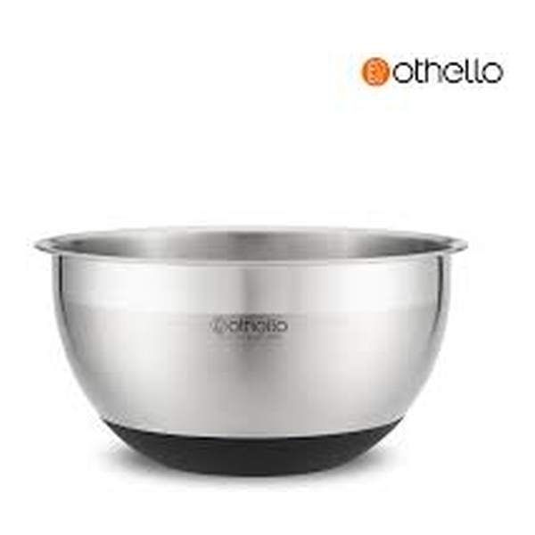 Othello - 20cm stainless steel mixing bowl with non-slip silicone base CL20SLW