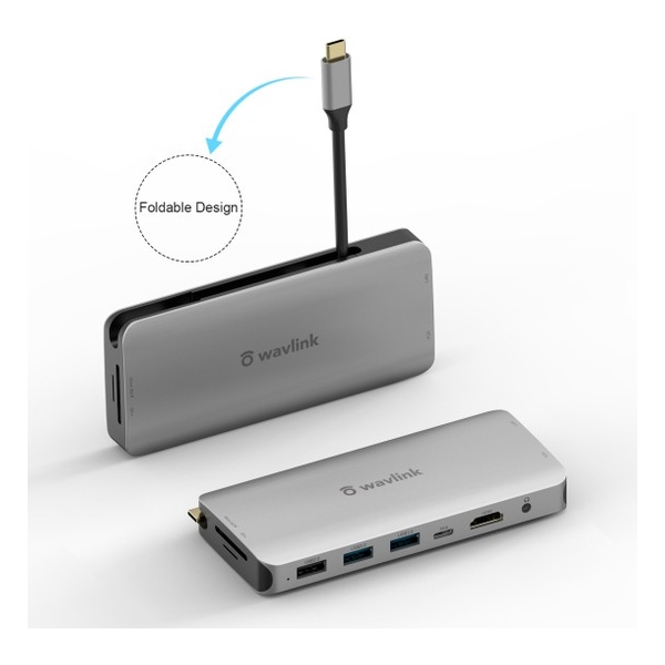WAVLINK - USB-C Dual Display HDMI/VGA Docking Station WL-UHP509