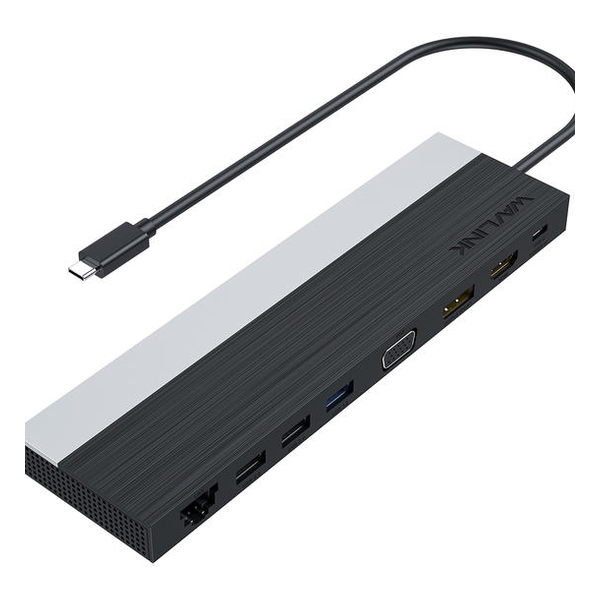WAVLINK - USB-C 4K Triple Display PD Docking HDMI DP VGA WL-UMD03