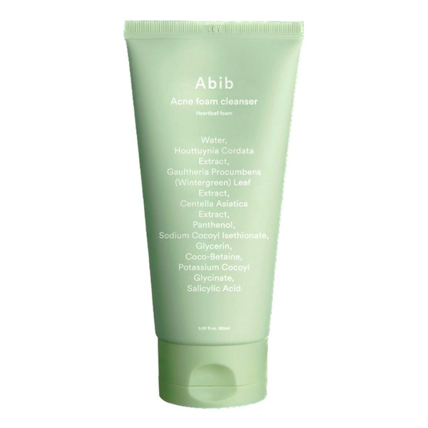 Abib - Houttuynia cordata anti-acne and anti-allergic cleanser 150ml (parallel import)