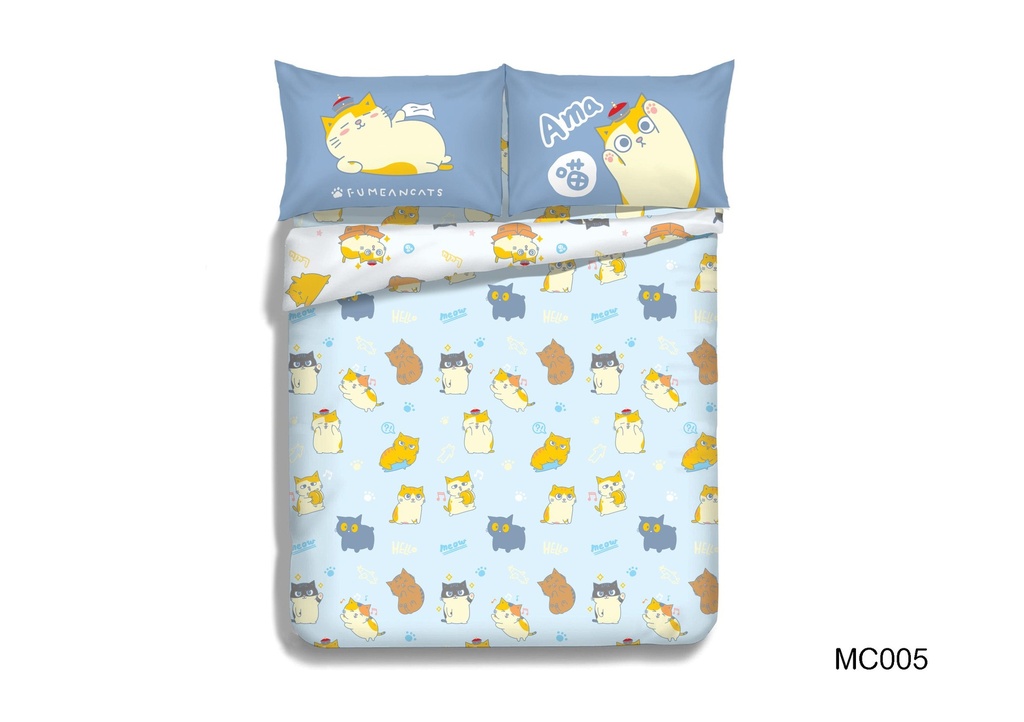 Casablanca Fumeancats Cartoon Cotton Series Bedding Set (MC005)